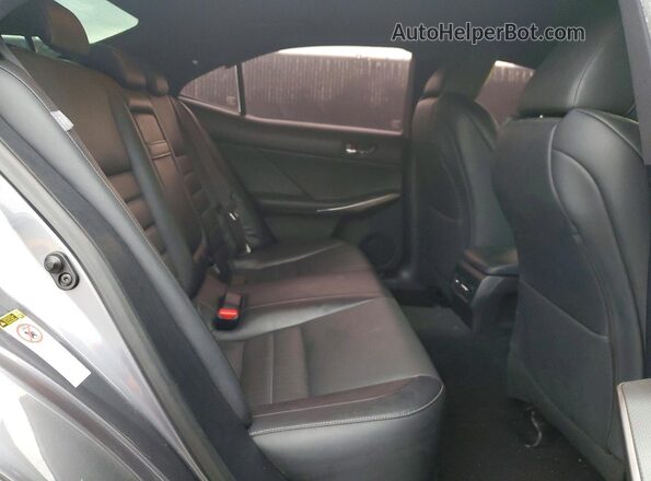JTHBA1D29G5020895 2016 LEXUS IS Gray უკანა სავარძლების ხედი