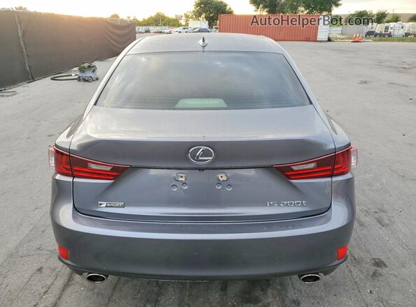 JTHBA1D29G5020895 2016 LEXUS IS Gray უკანა ხედი