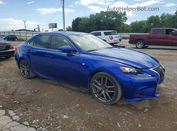 JTHBA1D29G5022372 2016 LEXUS IS Blue წინა მარჯვენა