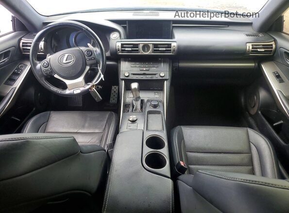 JTHBA1D29G5022372 2016 LEXUS IS Blue წინა პანელის ხედი