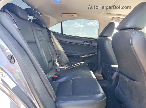 JTHBA1D29G5023215 2016 LEXUS IS Gray Widok tylnych siedzeń