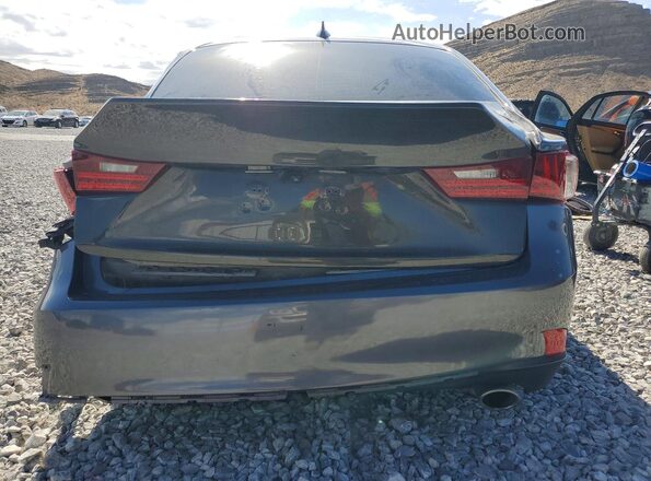 JTHBA1D29G5023215 2016 LEXUS IS Gray Widok z tyłu