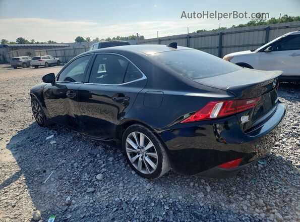 JTHBA1D29G5025482 2016 LEXUS IS Black Rear left