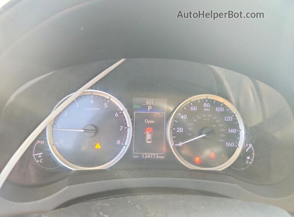 JTHBA1D29G5025482 2016 LEXUS IS Black Instrument cluster view