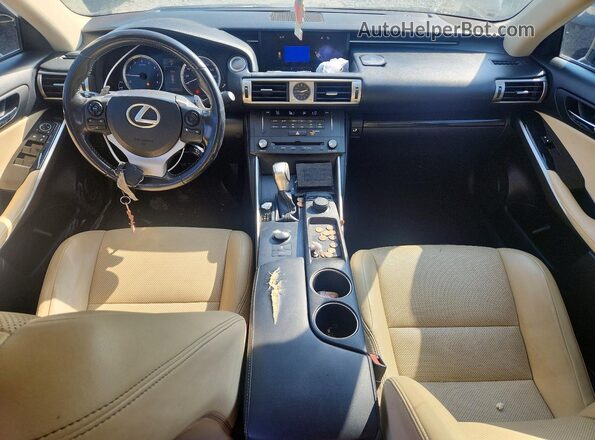 JTHBA1D29G5025482 2016 LEXUS IS Black Dashboard view