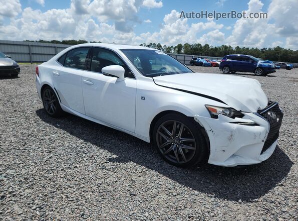 JTHBA1D29G5028186 2016 LEXUS IS White Przód prawy