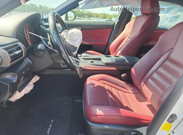 JTHBA1D29G5028186 2016 LEXUS IS White Widok wnętrza z przodu