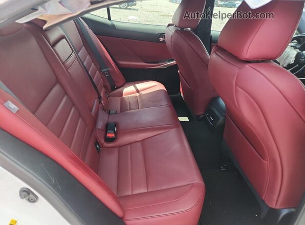 JTHBA1D29G5028186 2016 LEXUS IS White Widok tylnych siedzeń