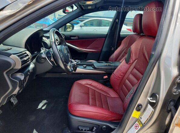 JTHBA1D29G5033162 2016 LEXUS IS Silver წინა სალონის ხედი