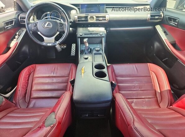 JTHBA1D29G5033162 2016 LEXUS IS Silver წინა პანელის ხედი