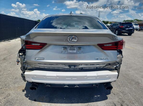 JTHBA1D29G5033162 2016 LEXUS IS Silver უკანა ხედი