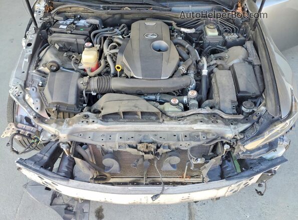 JTHBA1D29H5049640 2017 LEXUS IS Серый Вид задней части салона