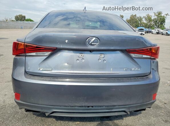 JTHBA1D29J5080232 2018 LEXUS IS Gray Rear view