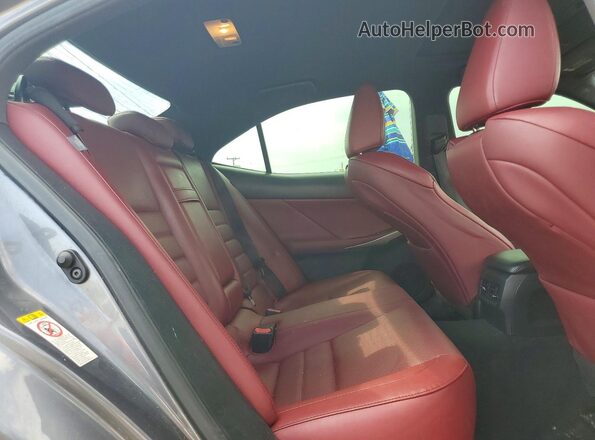 JTHBA1D29J5080232 2018 LEXUS IS Gray Rear seats view