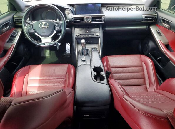 JTHBA1D29J5080232 2018 LEXUS IS Gray Dashboard view
