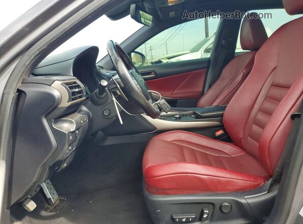 JTHBA1D29J5080232 2018 LEXUS IS Gray Front interior view