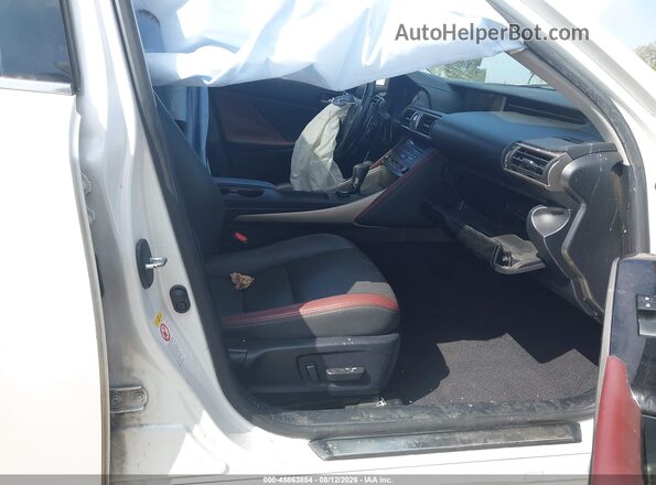 JTHBA1D29K5085481 2019 LEXUS IS 300 White Widok wnętrza z przodu