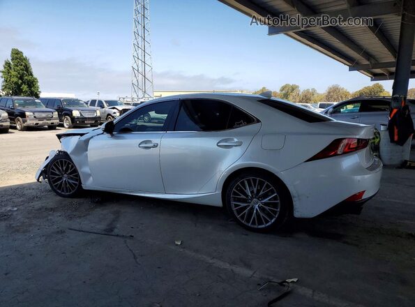 JTHBA1D2XG5008299 2016 LEXUS IS Белый Задняя левая четверть