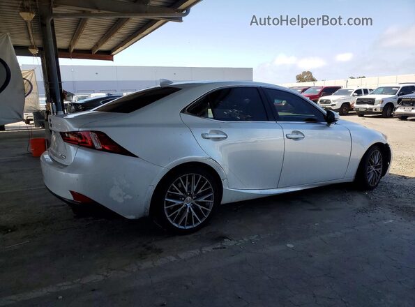 JTHBA1D2XG5008299 2016 LEXUS IS Белый Задняя правая четверть