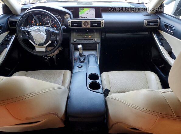 JTHBA1D2XG5008299 2016 LEXUS IS Белый Вид панели приборов