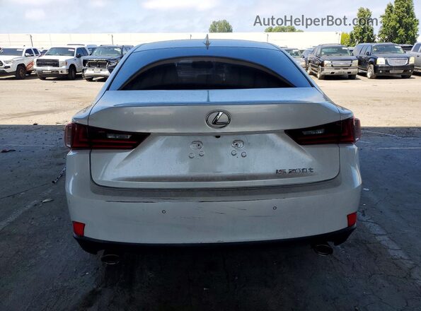 JTHBA1D2XG5008299 2016 LEXUS IS Белый Вид сзади