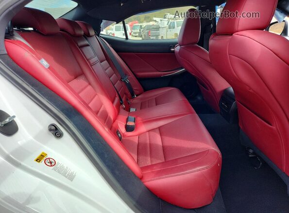 JTHBA1D2XG5012028 2016 LEXUS IS White Rear seats view
