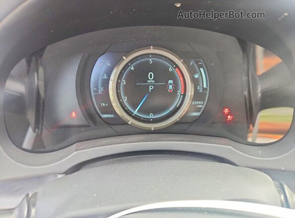 JTHBA1D2XG5012028 2016 LEXUS IS White Instrument cluster view