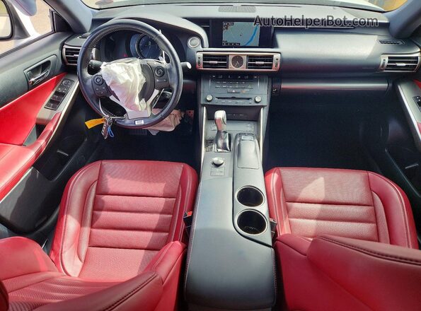 JTHBA1D2XG5012028 2016 LEXUS IS White Dashboard view