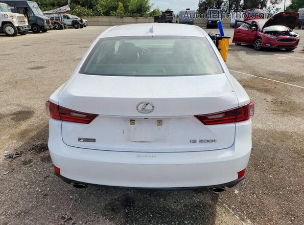 JTHBA1D2XG5012028 2016 LEXUS IS White Rear view
