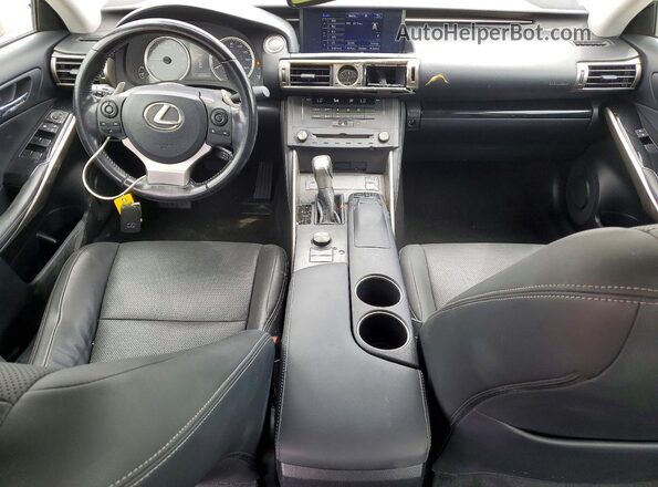 JTHBA1D2XG5028620 2016 LEXUS IS Gray Vista del salpicadero
