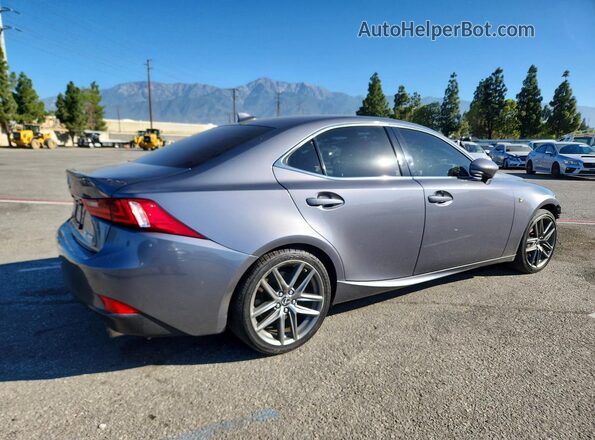 JTHBA1D2XG5037561 2016 LEXUS IS Charcoal Rear right