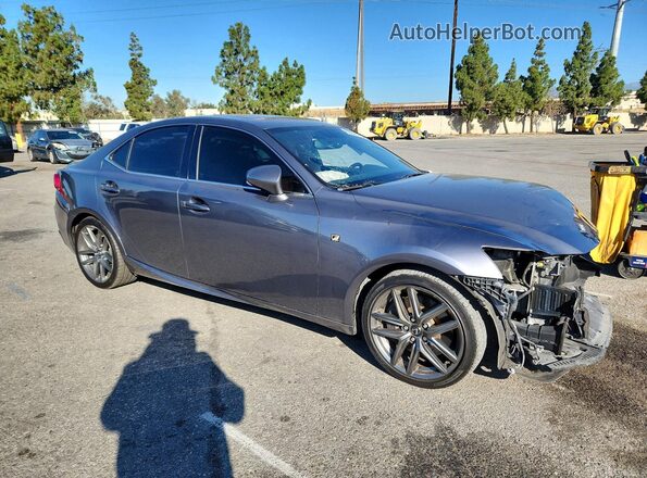 JTHBA1D2XG5037561 2016 LEXUS IS Charcoal Front right