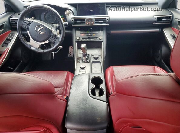 JTHBA1D2XJ5079199 2018 LEXUS IS White Вид панелі приладів