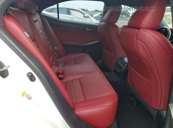 JTHBA1D2XJ5079199 2018 LEXUS IS White Вид задніх сидінь