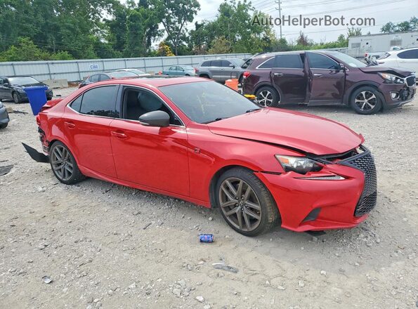 JTHBE1D22G5025408 2016 LEXUS IS Красный Передняя правая четверть