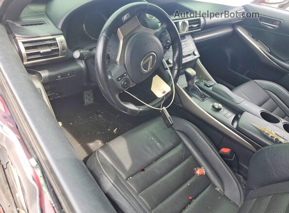 JTHBE1D22G5025408 2016 LEXUS IS Красный Вид панели приборов