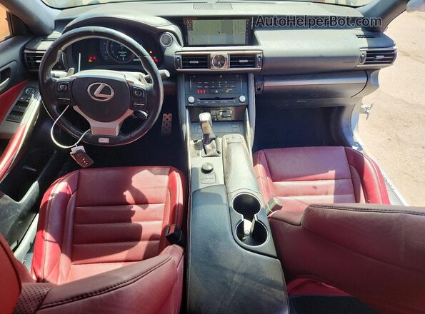 JTHBE1D27H5030203 2017 LEXUS IS Gray Widok deski rozdzielczej