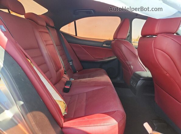 JTHBE1D27H5030203 2017 LEXUS IS Gray Widok tylnych siedzeń