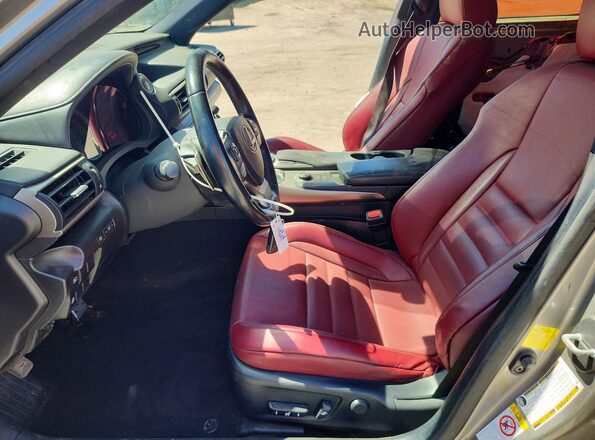 JTHBE1D27H5030203 2017 LEXUS IS Gray Widok wnętrza z przodu