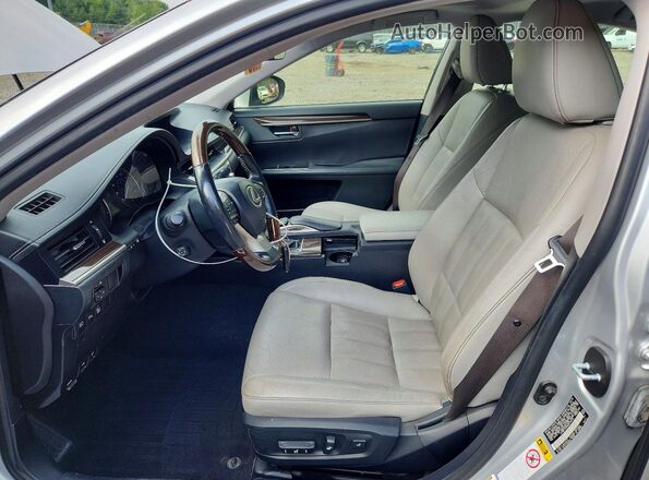 JTHBK1GG0G2215418 2016 LEXUS ES Silver Vista interior delantera
