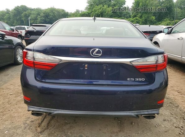 JTHBK1GG0G2228489 2016 LEXUS ES Blue Rear view