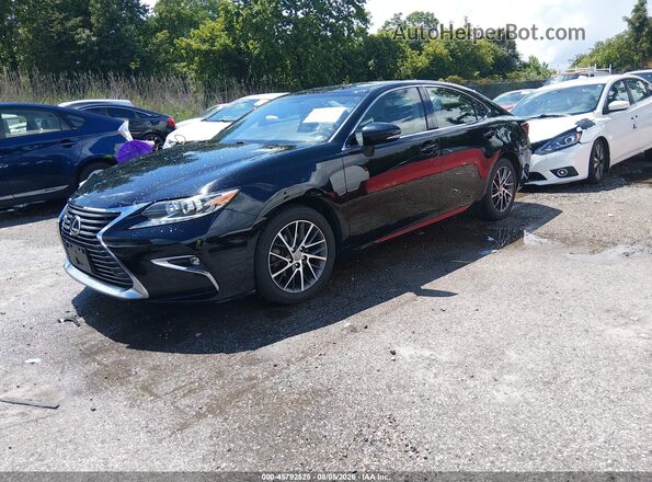 JTHBK1GG0G2231683 2016 LEXUS ES 350 Black Vista tres cuartos delantera izquierda