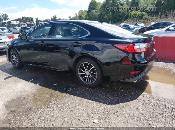 JTHBK1GG0G2231683 2016 LEXUS ES 350 Black Trasero izquierdo