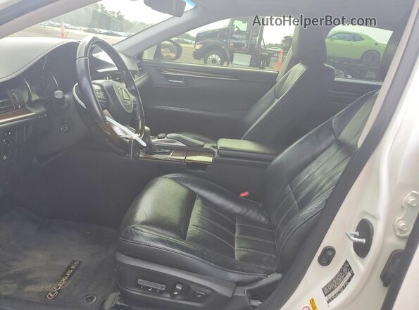 JTHBK1GG0G2239427 2016 LEXUS ES Белый Вид салона спереди