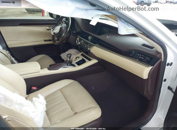 JTHBK1GG1G2238691 2016 LEXUS ES 350 White Vista interior delantera