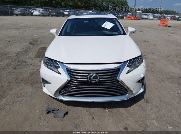 JTHBK1GG1G2243244 2016 LEXUS ES 350 White წინა პანელის ხედი