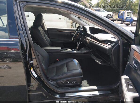 JTHBK1GG2G2237145 2016 LEXUS ES 350 Black Սալոնի դիմացի տեսք