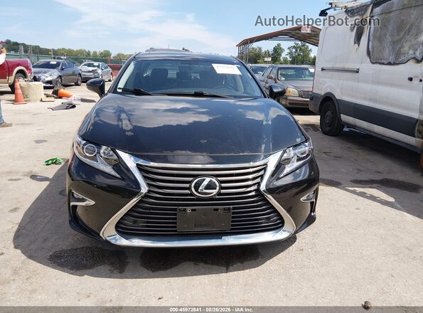 JTHBK1GG2G2237145 2016 LEXUS ES 350 Black Սալոնի հետևի տեսք