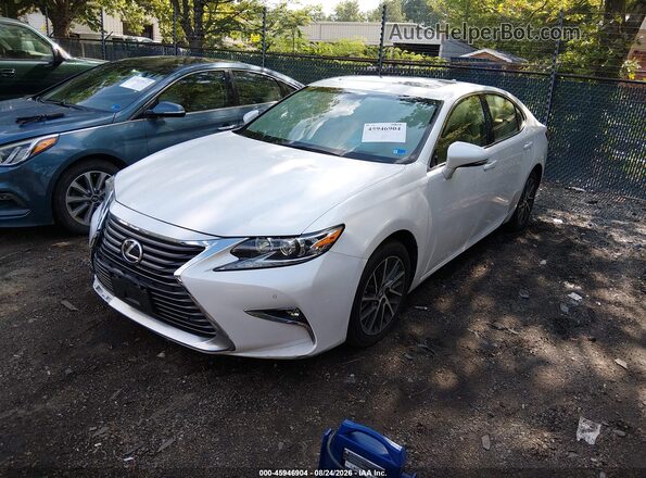 JTHBK1GG3G2224338 2016 LEXUS ES 350 White Vista tres cuartos delantera izquierda