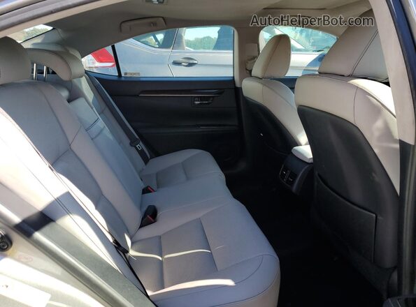 JTHBK1GG3G2227854 2016 LEXUS ES Beige Vista de los asientos traseros